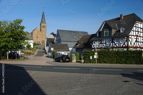 Wilnsdorf alte Ortsmitte mit Kirche