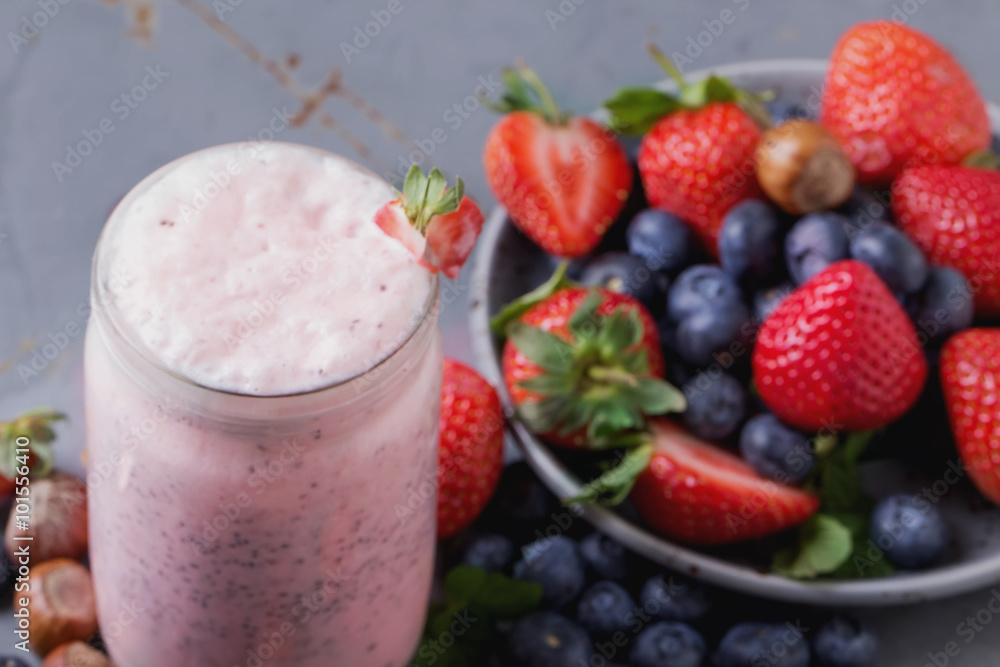 Strawberry and Spinach Smoothies Strawberry and Spinach Smoothies