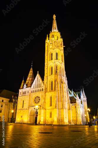 Obraz na płótnie St Matthias church in Budapest w salonie