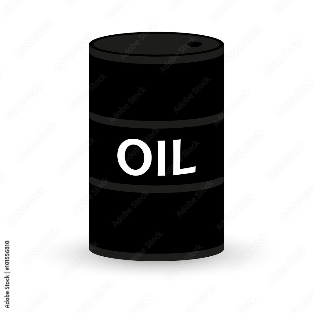 barrel of oil on a white background icon barrel of oil on a white background icon
