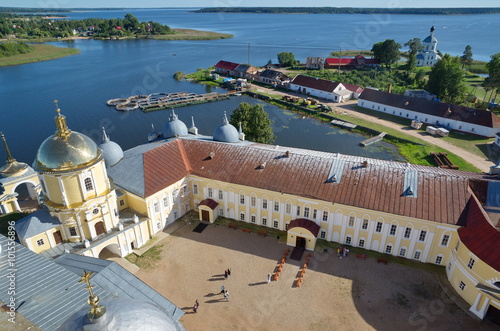 The monastery of the Nilo-stolobenskaya (Nil) deserts in the Tver region