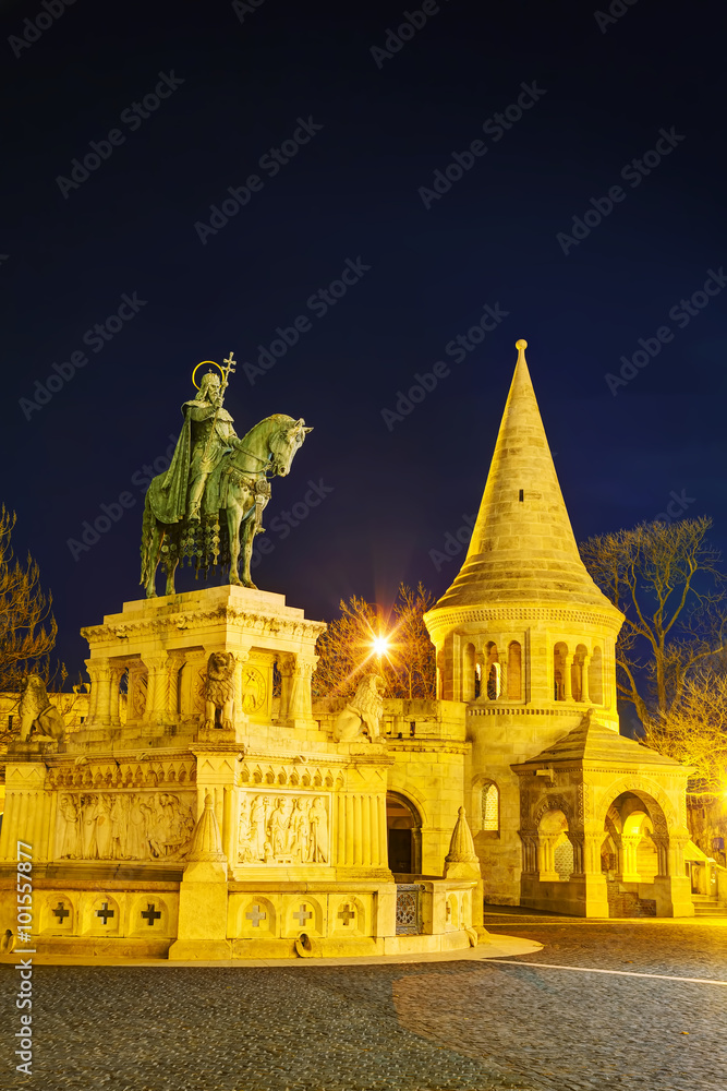 Fisherman bastion in Budapest, Hungary