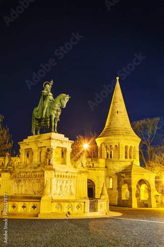 Obraz na płótnie Fisherman bastion in Budapest, Hungary w salonie