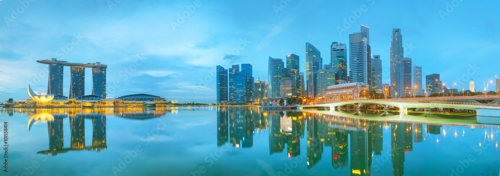 Fototapeta premium Marina bay of Singapore
