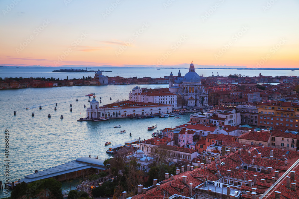 Aerial view of Venice, Italy