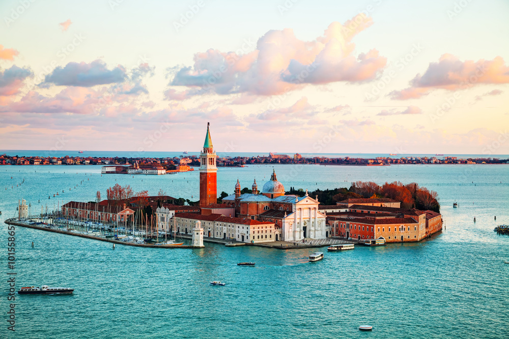 Aerial view of Venice, Italy