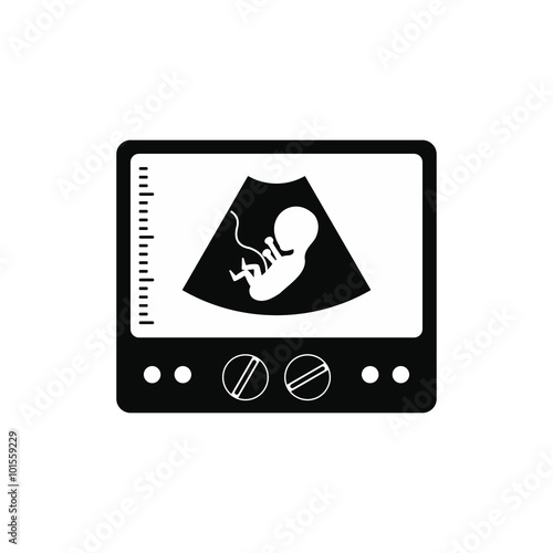 Ultrasound fetus icon 
