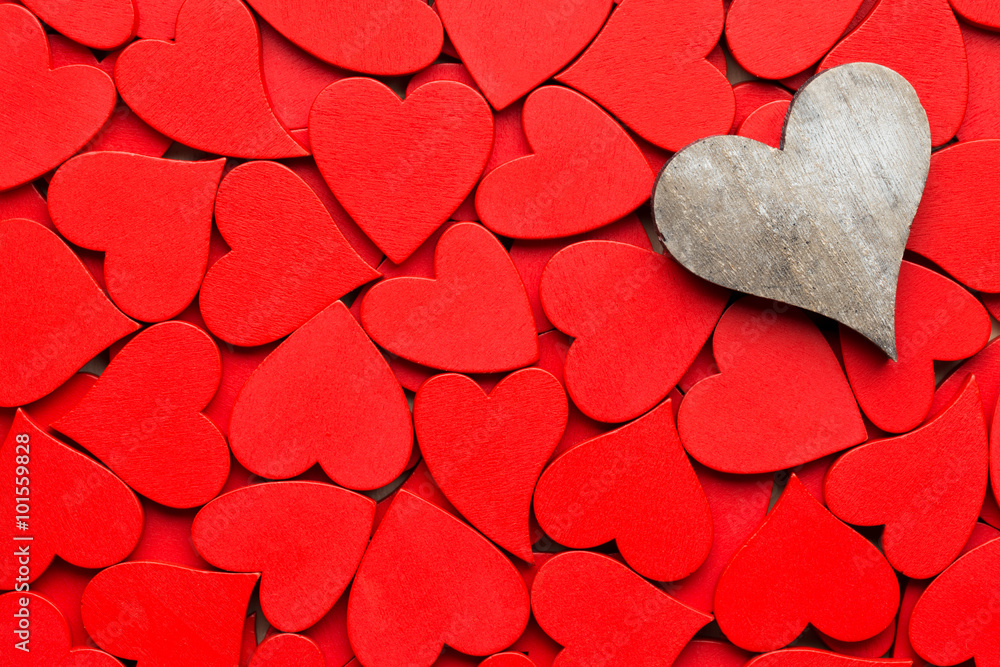 More small red hearts background. More small red hearts background.
