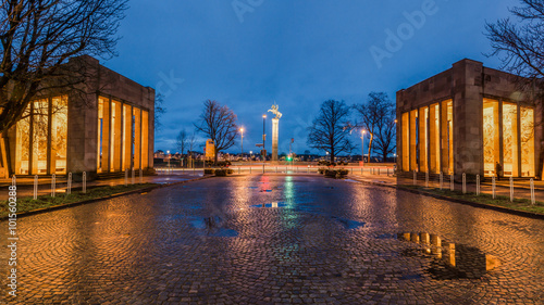 Platz zwischen Museum Kunstpalast und Tonhalle in Duesseldorf. photo