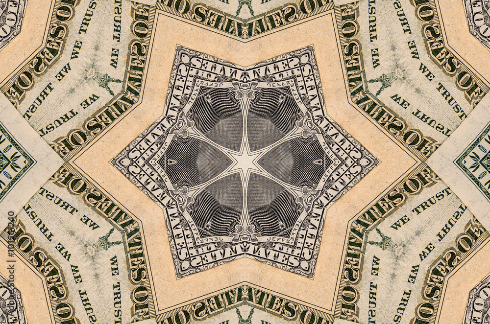 us dollar. kaleidoscope effect us dollar. kaleidoscope effect