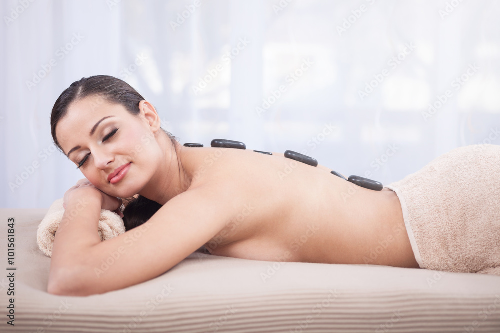 Young, beautiful and healthy woman in spa salon Young, beautiful and healthy woman in spa salon