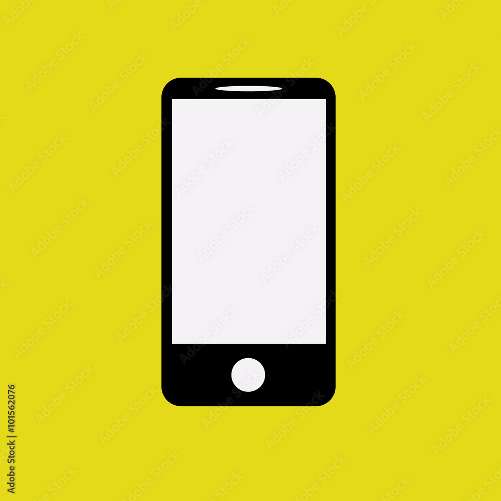 mobile smartphone icon, vector illustration. Flat design style mobile smartphone icon, vector illustration. Flat design style