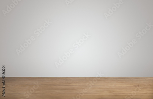 Simple background thick wooden table