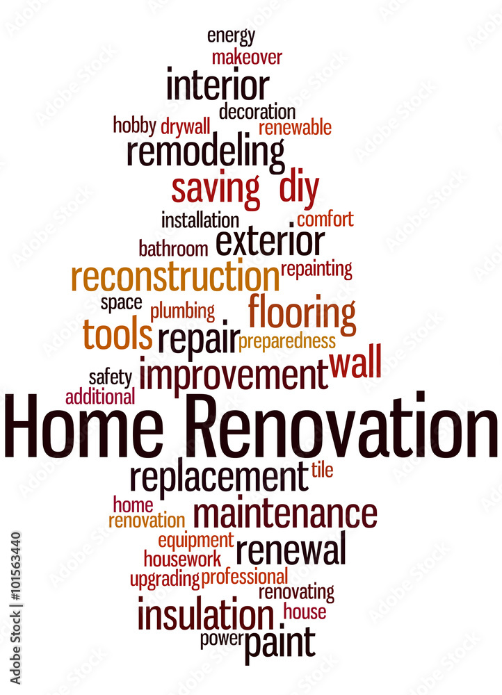 Home Renovation, word cloud concept 8 Home Renovation, word cloud concept 8