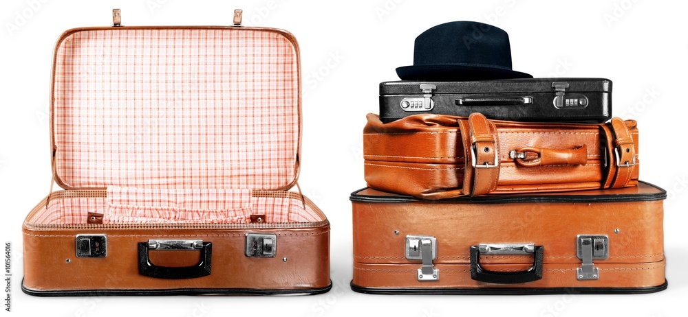 Canvas Print Suitcase.