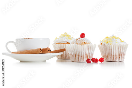 Cup of Coffee and muffin is...