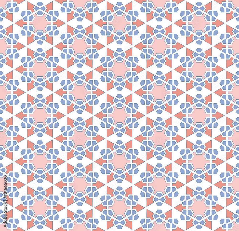 Abstract six-pointed star pattern Abstract six-pointed star pattern