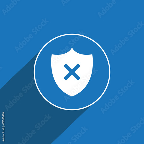 Shield remove icon