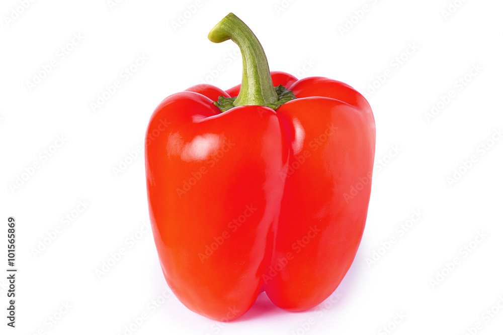 Bell peppers red. Isolated on white background. cut off the path. Bell peppers red. Isolated on white background. cut off the path.