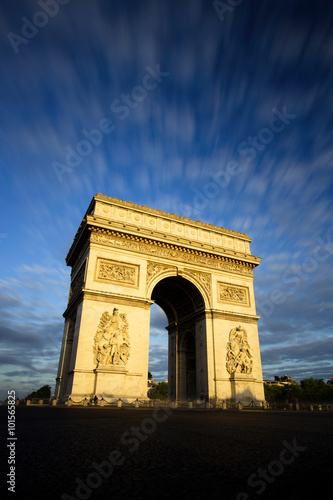 Arc de Triomphe at Sunset  Paris