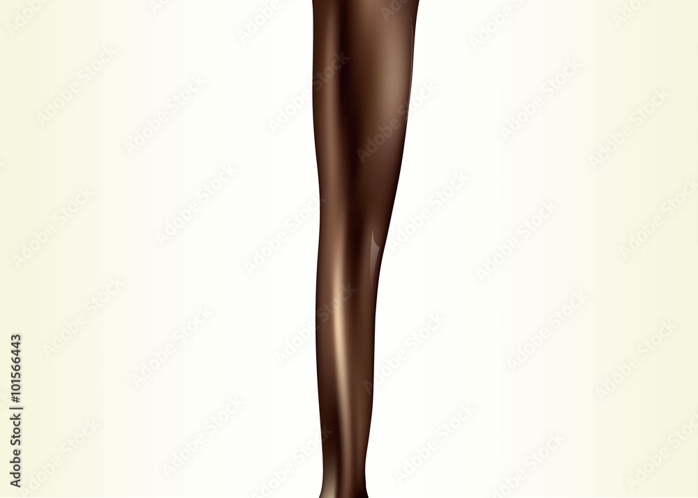 pouring hot chocolate and coffee