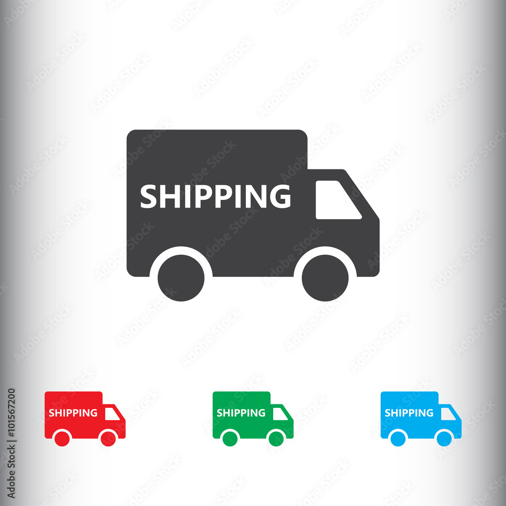 Shipping truck icon Shipping truck icon