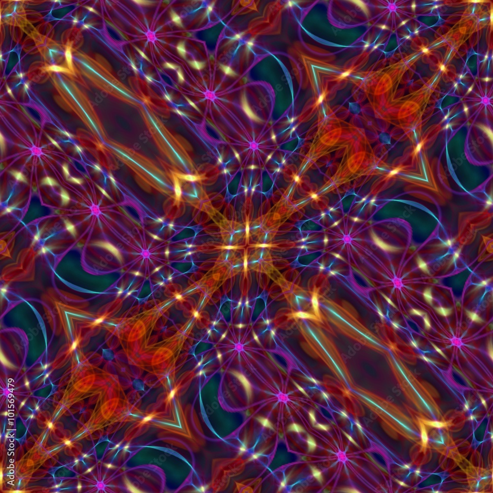 Kaleidoscopic wallpaper tiles Kaleidoscopic wallpaper tiles