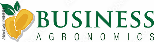 Agronomics business logo with corn and leaves