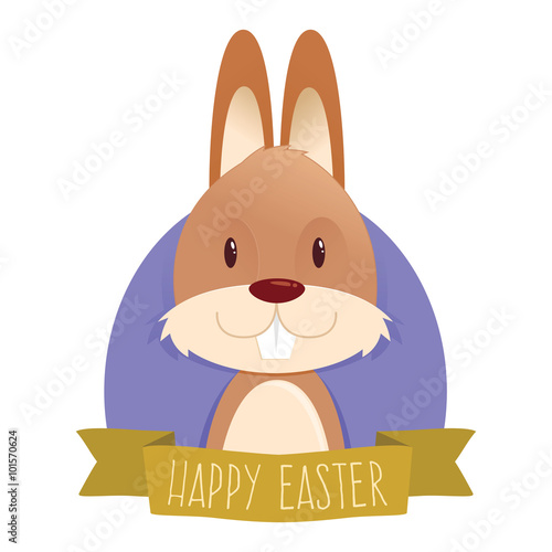 Easter Greeting With The Easter Bunny