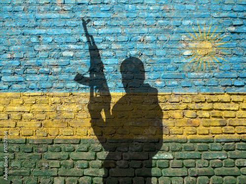 Tableau sur toile Armed conflict in Rwanda