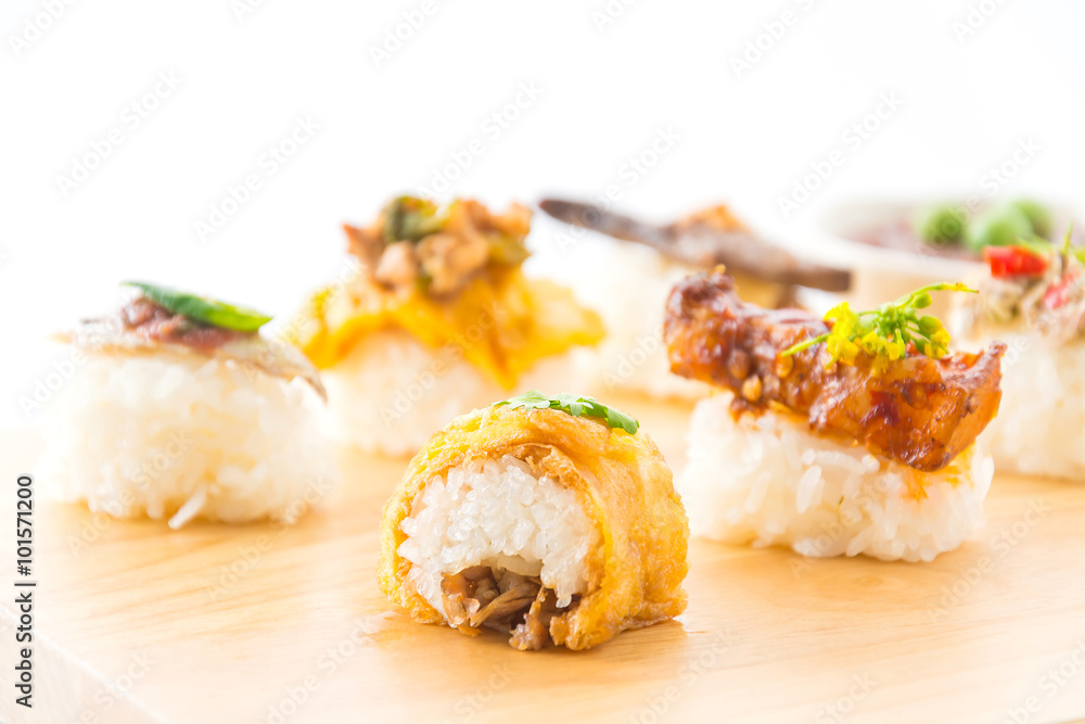 omelet sushi roll omelet sushi roll