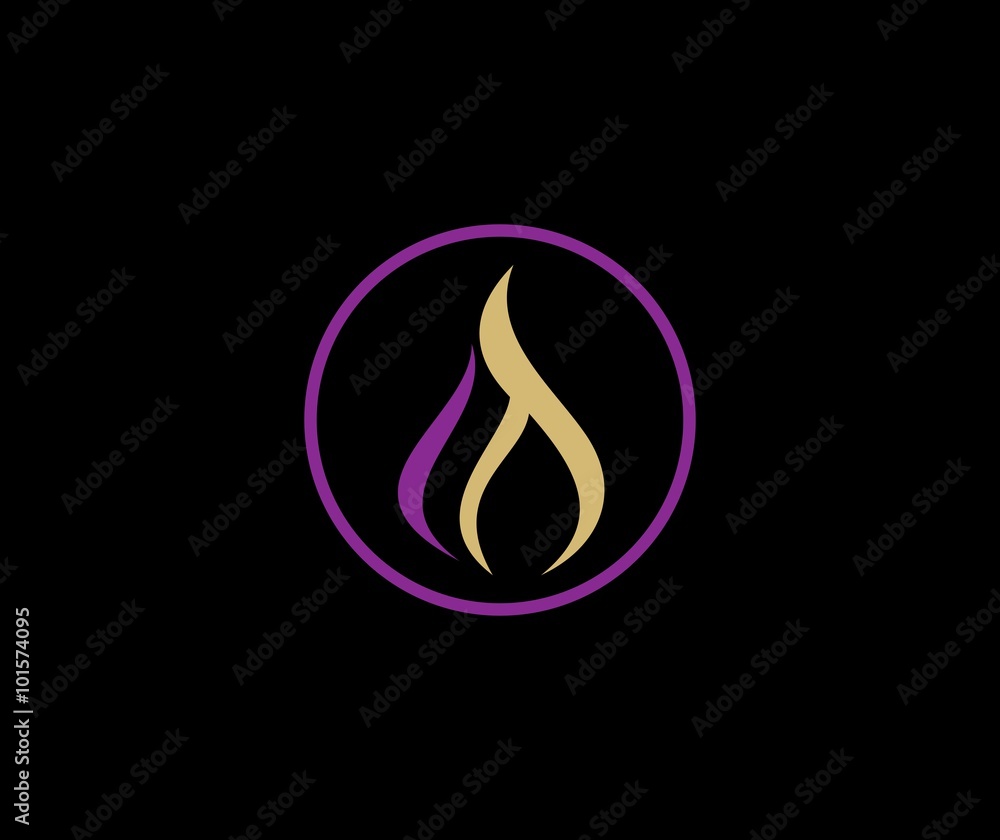 Obraz premium Flame logo