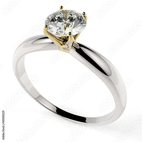Photography Diamond solitaire engagement  ring