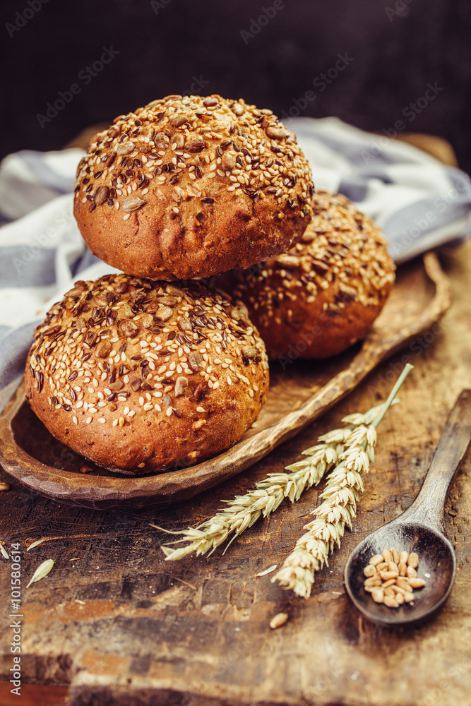 Freshly baked rolls Freshly baked rolls