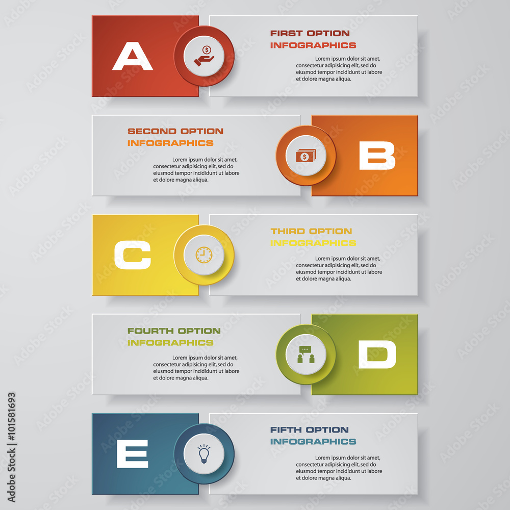 Obraz premium Design clean number banners template/graphic or website layout. Vector.