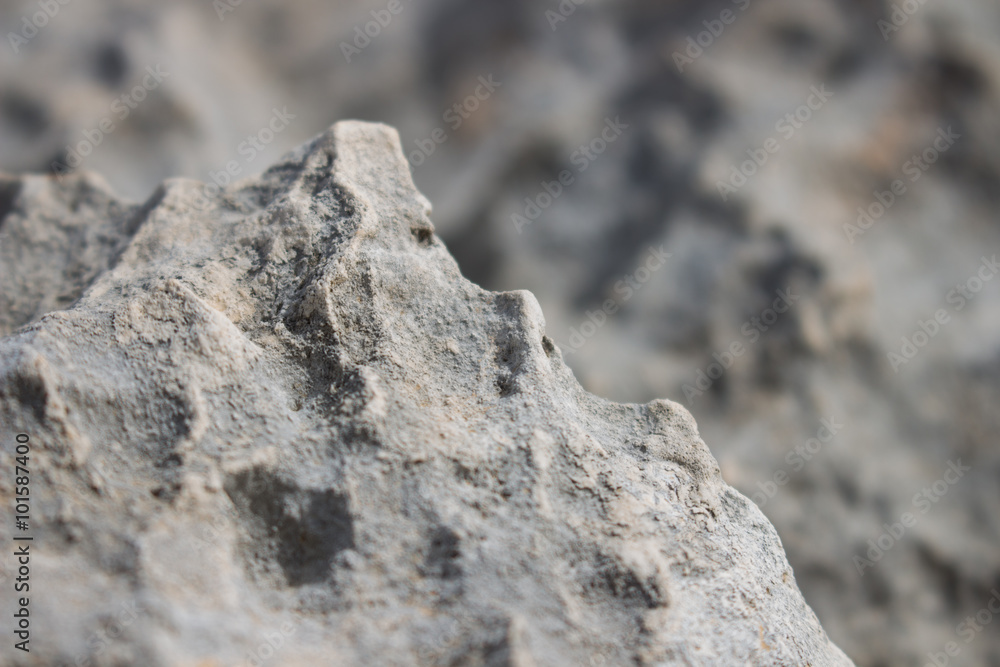 Rocks with blurred background