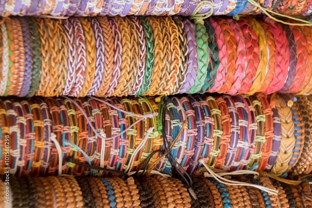 Textile braided bracelets Textile braided bracelets
