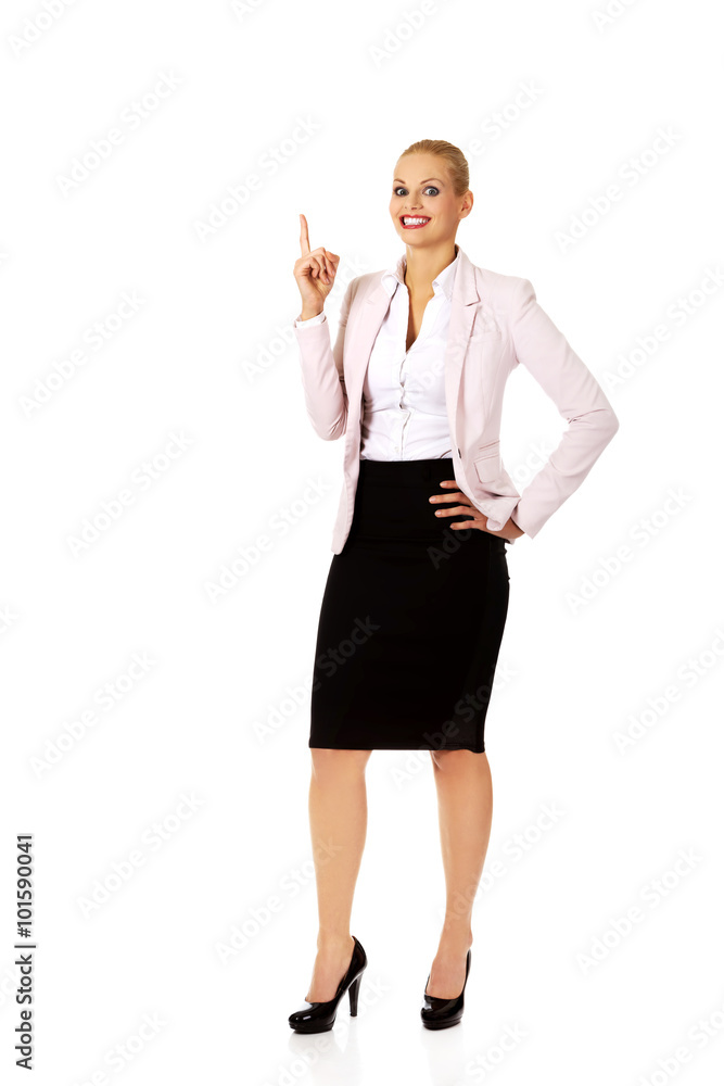 Young business woman having an idea Young business woman having an idea