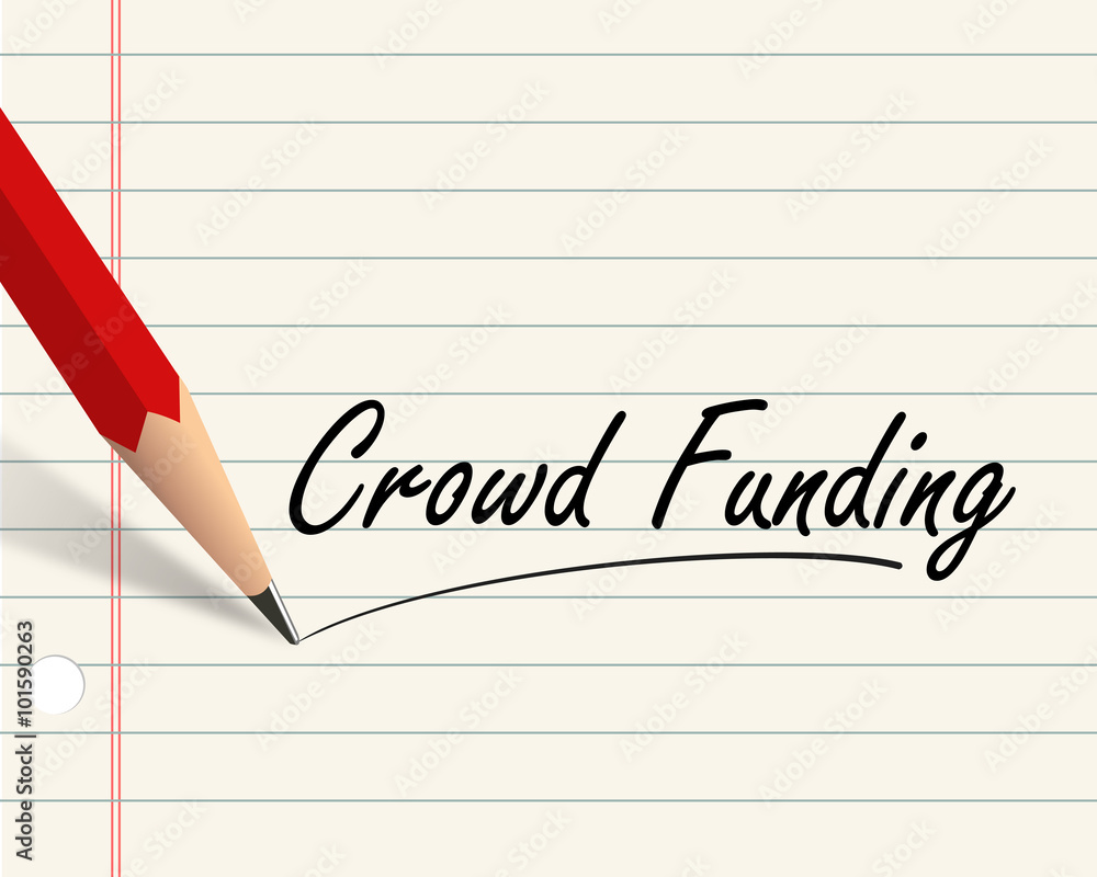 Pencil paper - crowd funding Pencil paper - crowd funding