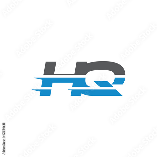 Simple Modern Dynamic Letter Initial Logo hq