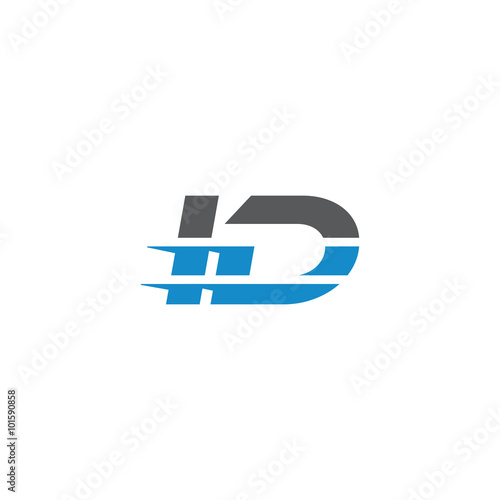 Simple Modern Dynamic Letter Initial Logo id