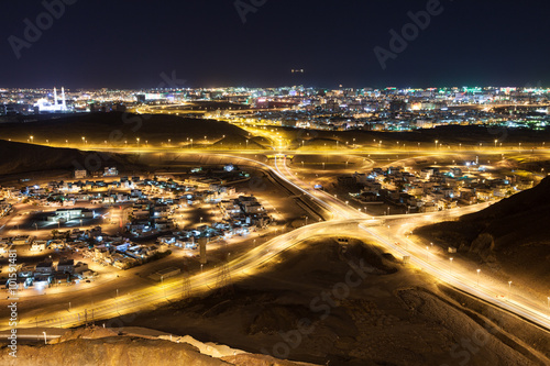 View of Muscat at night photo