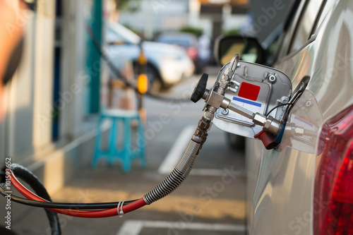 Obraz na płótnie .Alternative refuel fuel ,CNG,LPG ,NGV