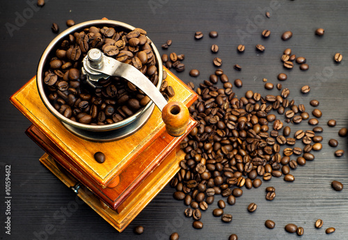 Vintage coffee grinder