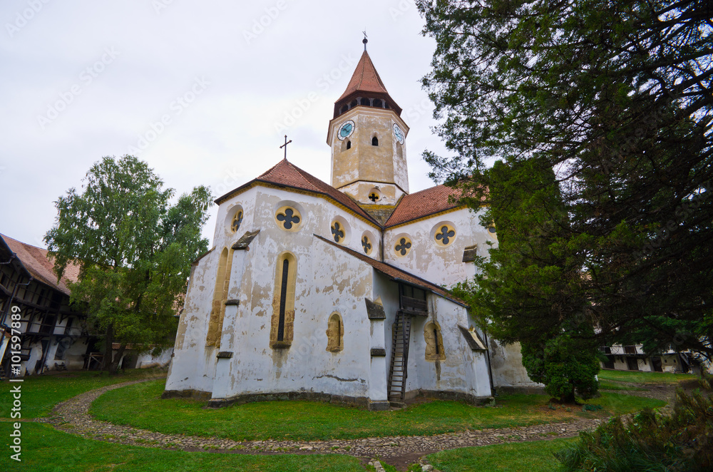 Defense church in Prejmer, Romania