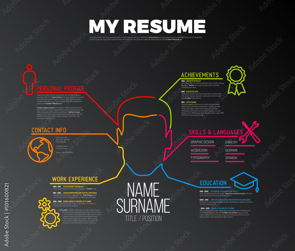 Original cv / resume template Original cv / resume template