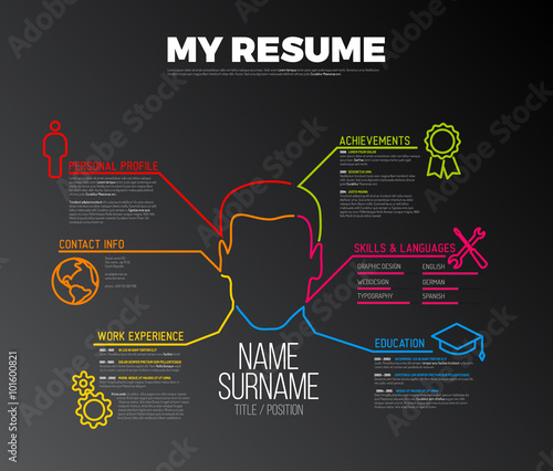 Original cv / resume template