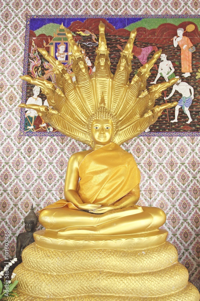 Obraz premium Gold Buddha statues