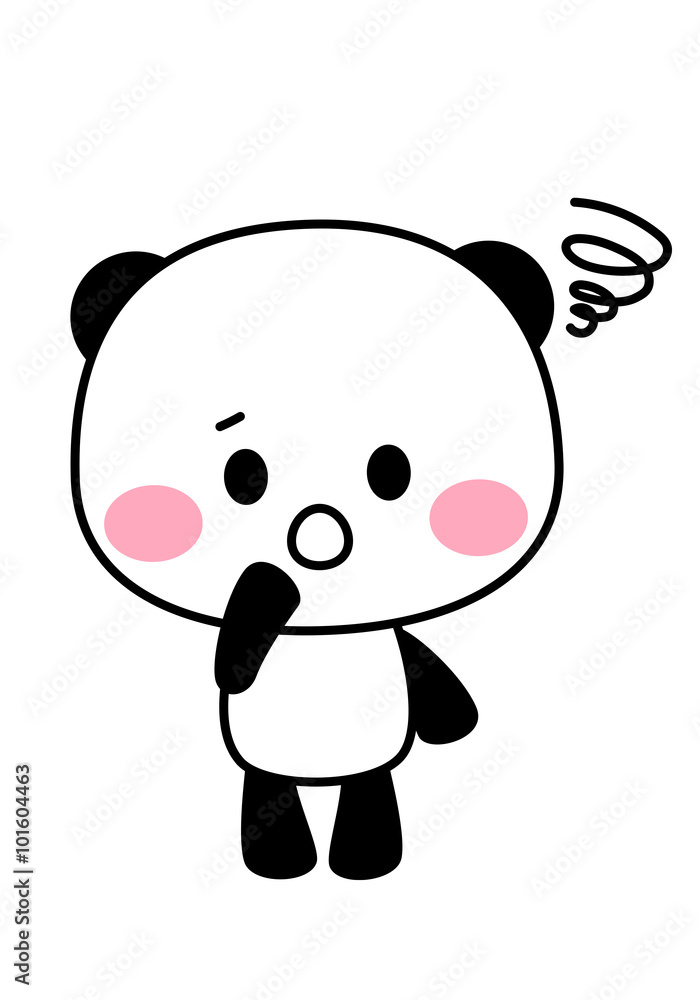 パンダのキャラクターイラスト素材 困る Stock Illustration Adobe Stock パンダのキャラクターイラスト素材 困る Stock Illustration Adobe Stock