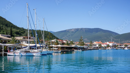 Photo from the port of Sami town in Kephalonia island, Greece